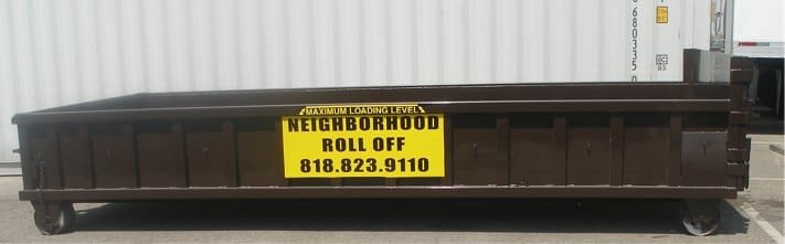 10 yard roll-off bin